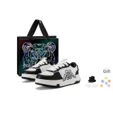 White (Black Tiger Shopping Bag+Stars Shoe Charm)