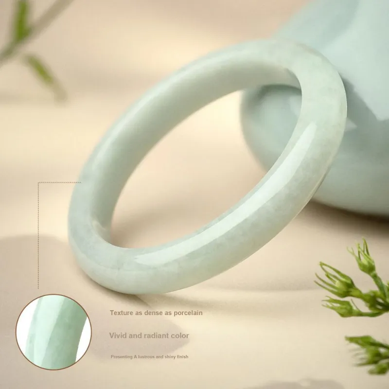 LAOMIAO Bean Type Jadeite Bangles Women's-16