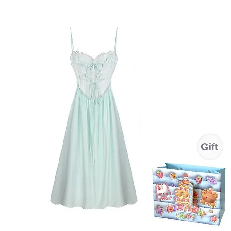 REMOULD Slip Dress Women's Mint Green-1
