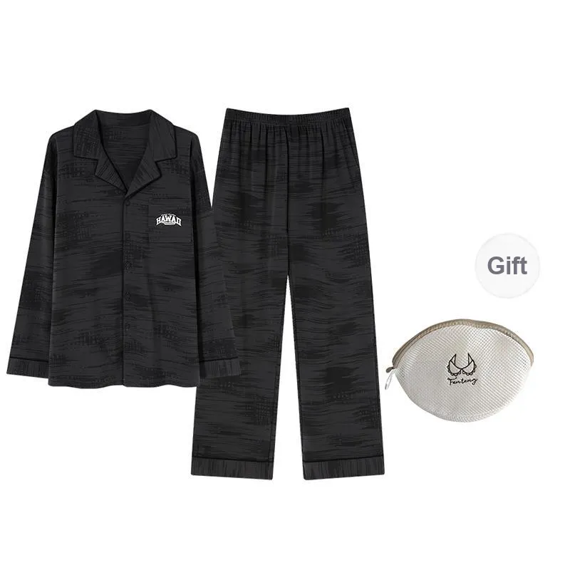 FENTENGCARE Pajama Set Men's Image Color-2