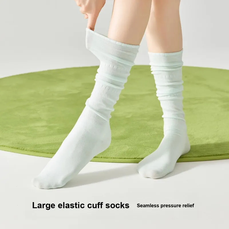 Temooues Mid Calf Socks Women's Combo Set-4