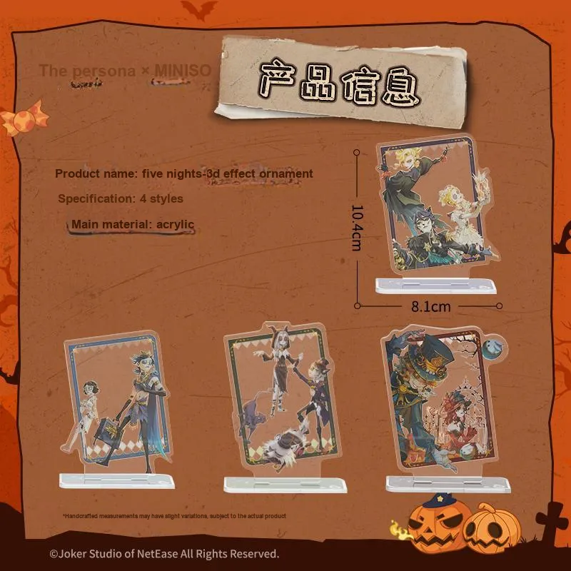 MINISO x Identity V Halloween Theme, Desktop 3D Effect Decorative Item Acrylic Stands-1