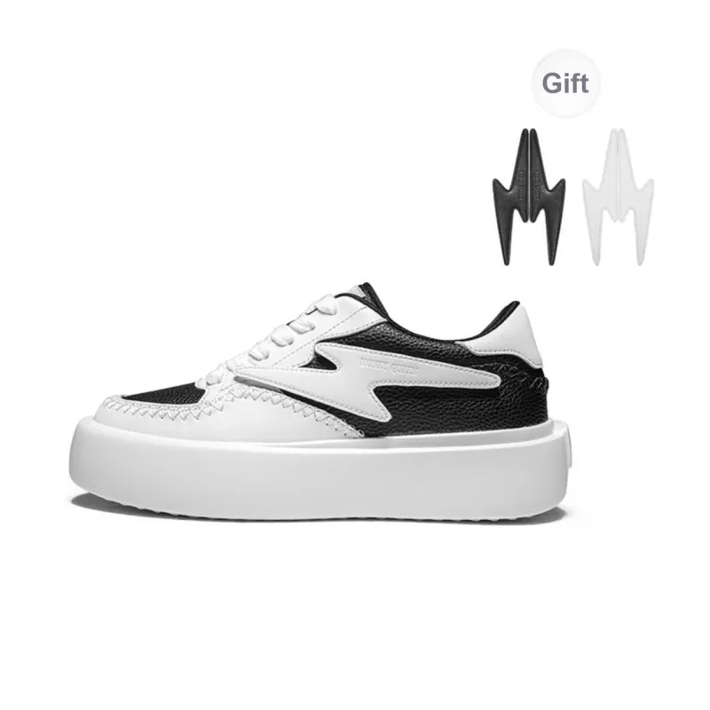 MQ Cushioning, Abrasion Resistant, Height Increasing Low Top Skateboard Shoes Unisex-32