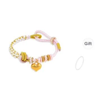 Zheng Tai Fook Gold Bracelet Unisex