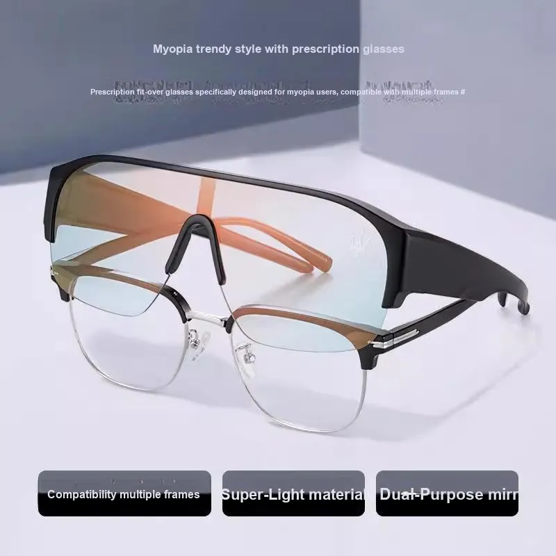 Maserati TR90 Irregular Shape Sunglasses Unisex-6