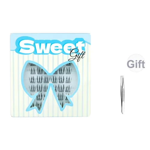 KULESI Нерегулярные тайские макияж искусственные ресницы перекрестный стиль сегментированные