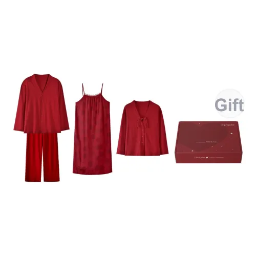 Gongdie Длинный рукав Мужской + Женский Моделирование Унисекс Подарочные наборы пижам