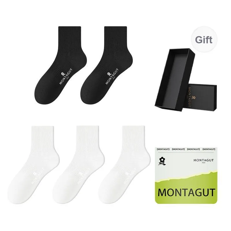 Montagut Mid Calf Socks Men's 5 Pack-30