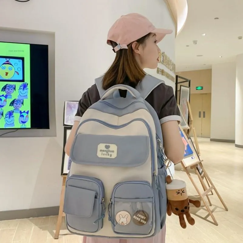 Elsvet Oxford Backpack Regular Unisex Multicolor-9