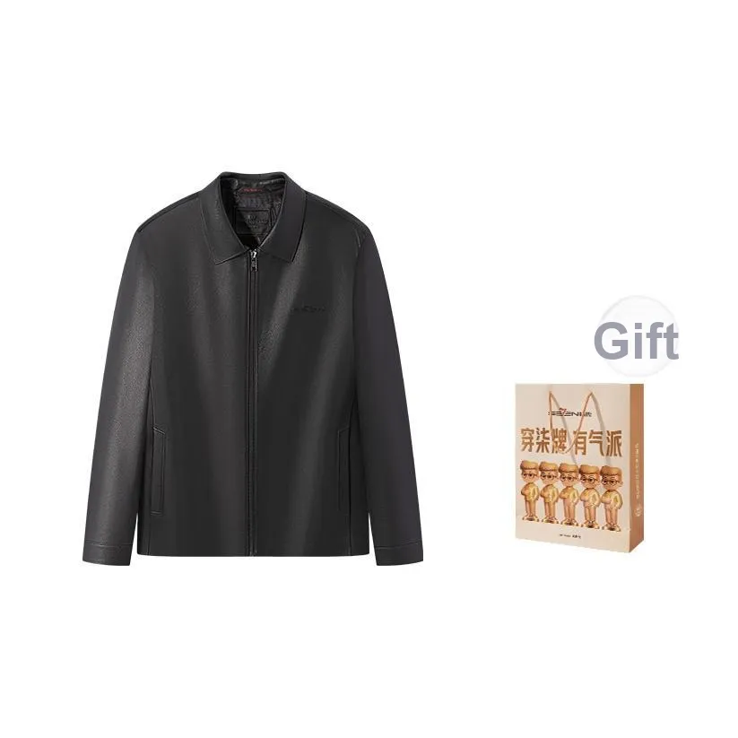 SEVEN Натуральная кожа Куртка Мужская Бесплатно Случайный цвет Без рукавов Спортивная Рубашка