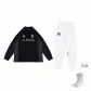 American Soccer Apparel Black & Gray+North Carolina White Pants+White Signature Socks