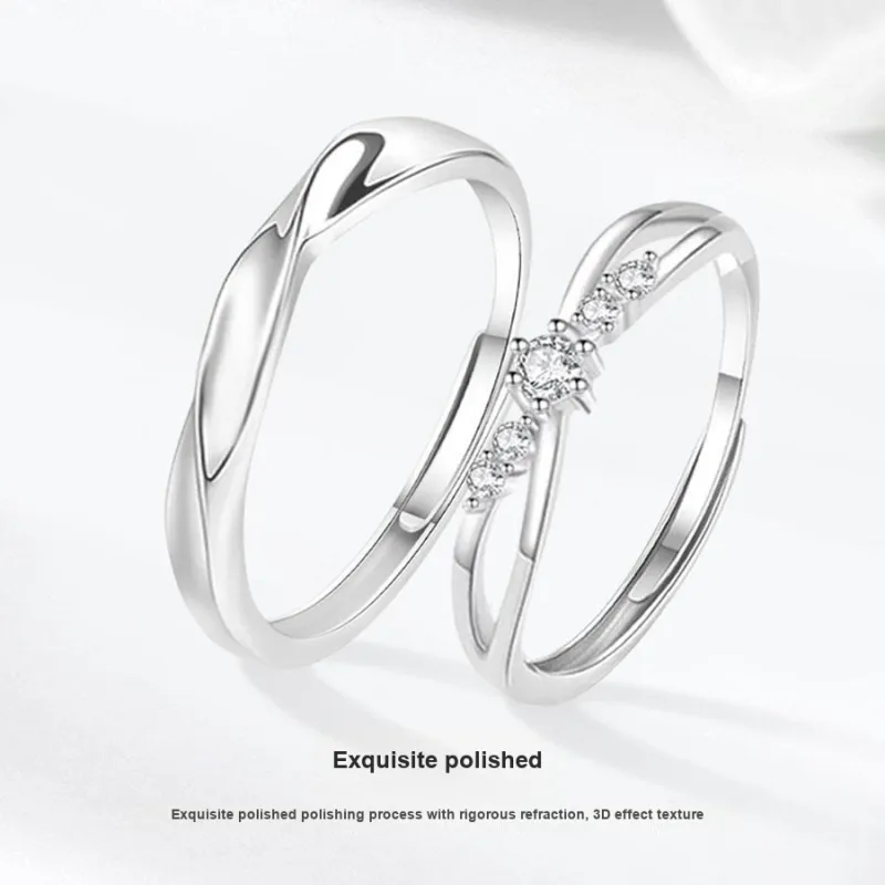 Master Kim Sterling Silver Rings Unisex Gift For Girlfriend's Anniversary-4