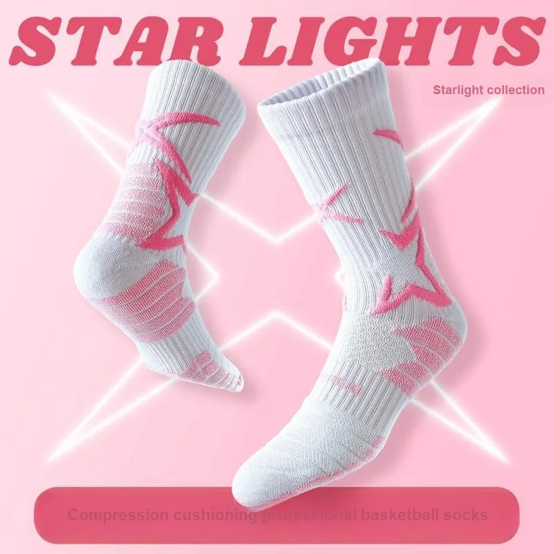 Gentle Welcome Basketball Socks Unisex Combo Set-4