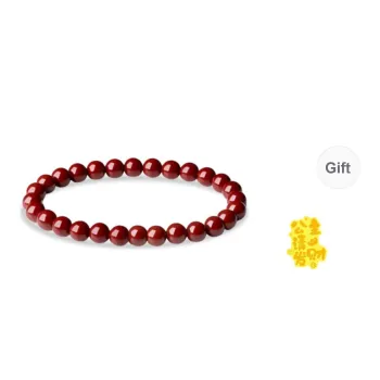 Kim Ka Fook Cinnabar Bracelets Unisex