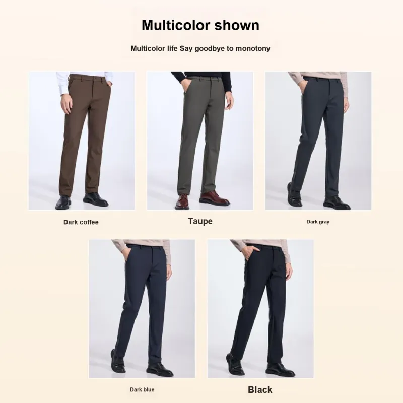 Red bean Suit Trousers Men-8