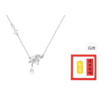Chongqing Gold Store S925 Silver Necklaces Women's