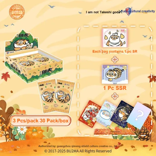 Kabao Cultural Creation I AM NOT Такэши Года Первая волна OF Милый тигр Is here IP Аниме Карточки 30 Сумки Коробка
