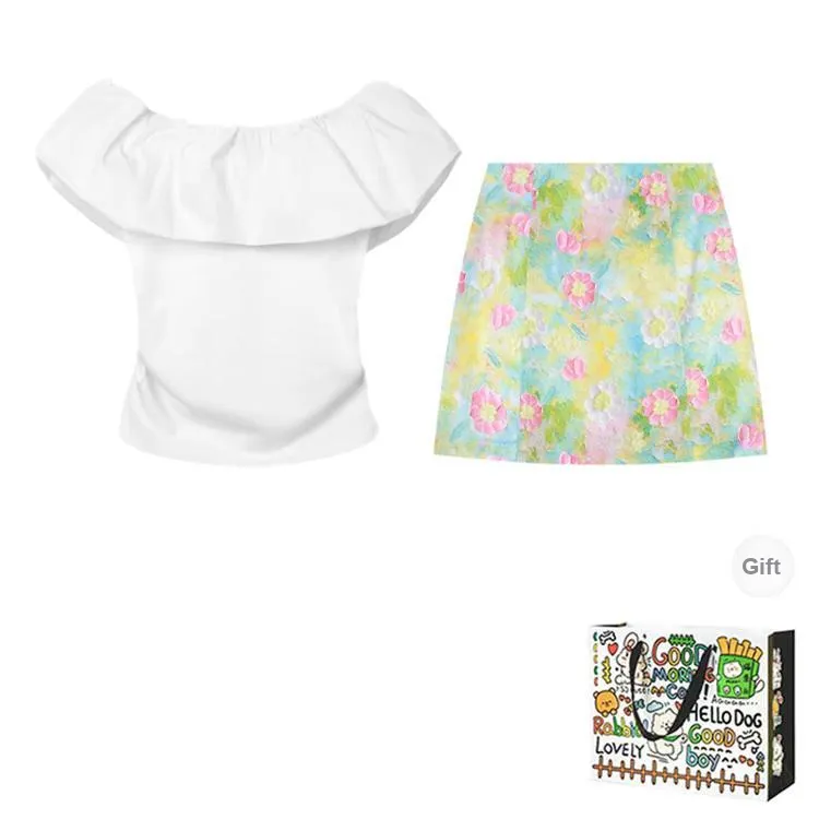 BVODE Two Piece Skirt Sets Women's-0
