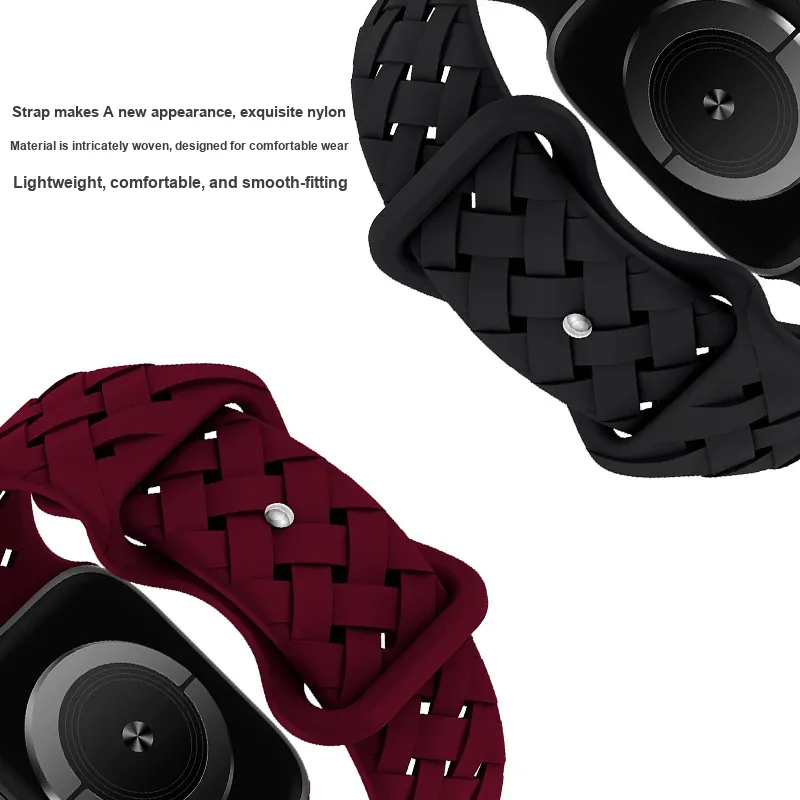 CHRROTA Watch Band Compatible With All Devices 45mm Silicone Material-2