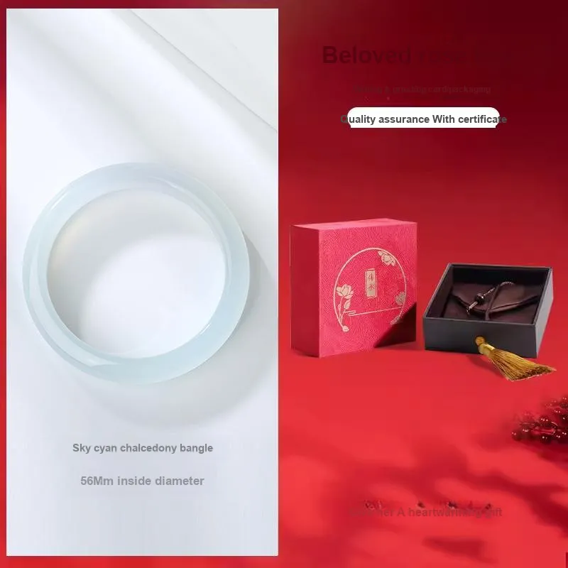 MIAOYINGE Chalcedony Bangles Women's-6
