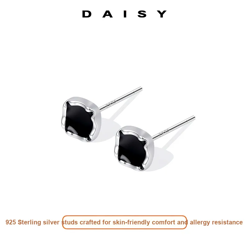 Daisy Dream 925 Sterling Silver Stud Earrings Unisex-1