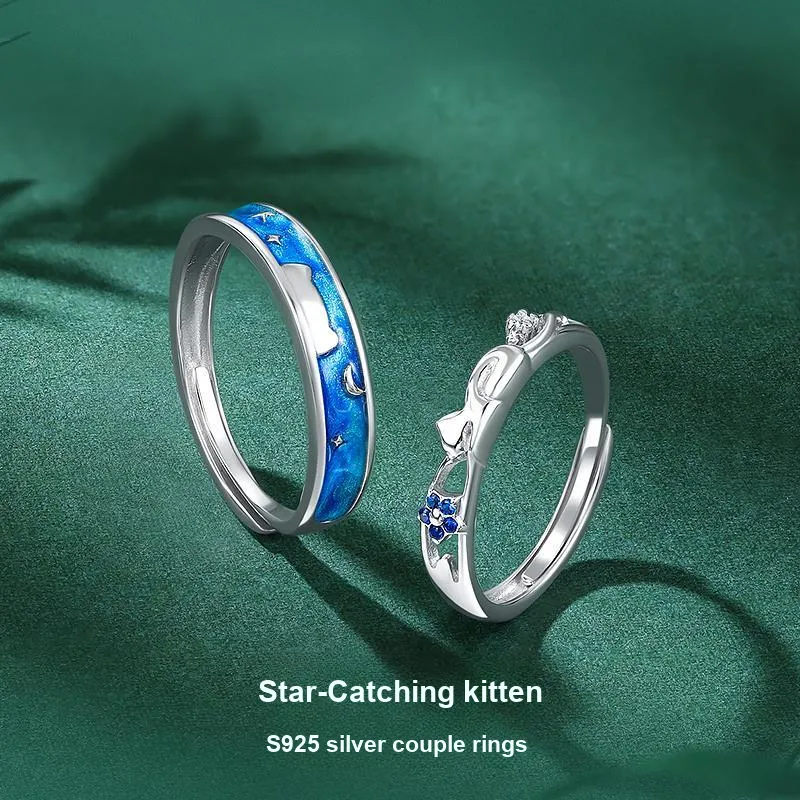 POTTICY S925 Silver Rings Unisex-1