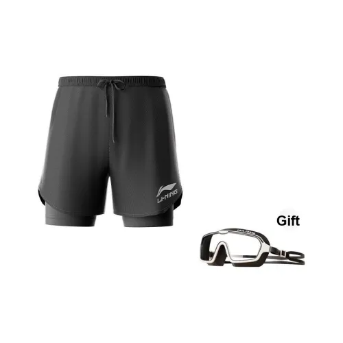 Плавательные шорты для мужчин черные