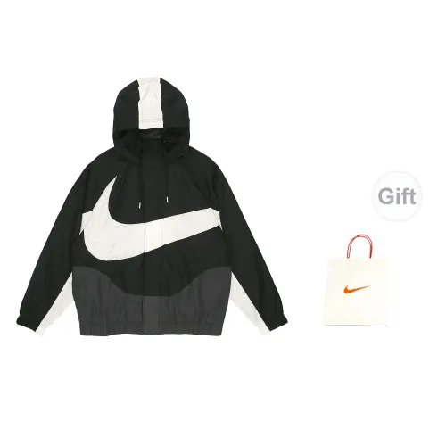 Nike Swoosh Jackets Men Black With Gift Bag