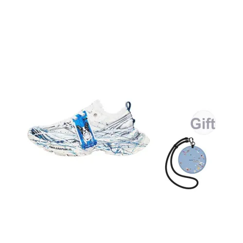 SMILEREPUBLIC Skyline Амортизация и Дышащий Низкий Топ Толстая Подошва Кроссовки Унисекс Серебристо-Белый