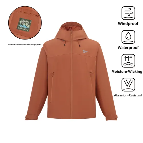 SNOW FLYING Shanhai Collection Водонепроницаемый Ветрозащитный и Устойчивый к Износу Ветровка Мужской