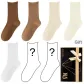 Dark Coffee, Khaki, Beige, Ecru, White, Random 2 Pack (7 Pack)