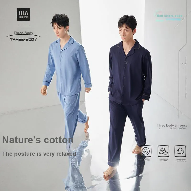 HLA Three body Pajama Set Men's-4