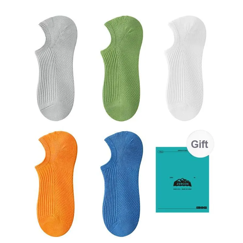 ZEROIN No Show Socks Unisex 5 Pack-51