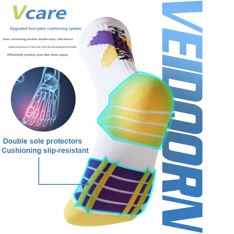 PLANDOO Basketball Socks Unisex 3 Pack-1
