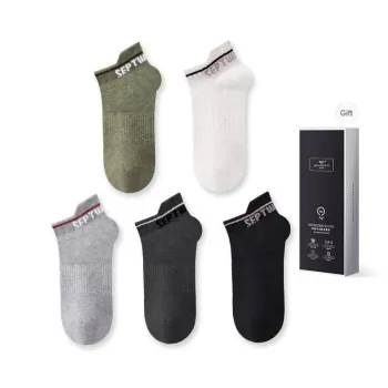 SEPTWOLVES Ankle Socks Men's Box 5 Pack