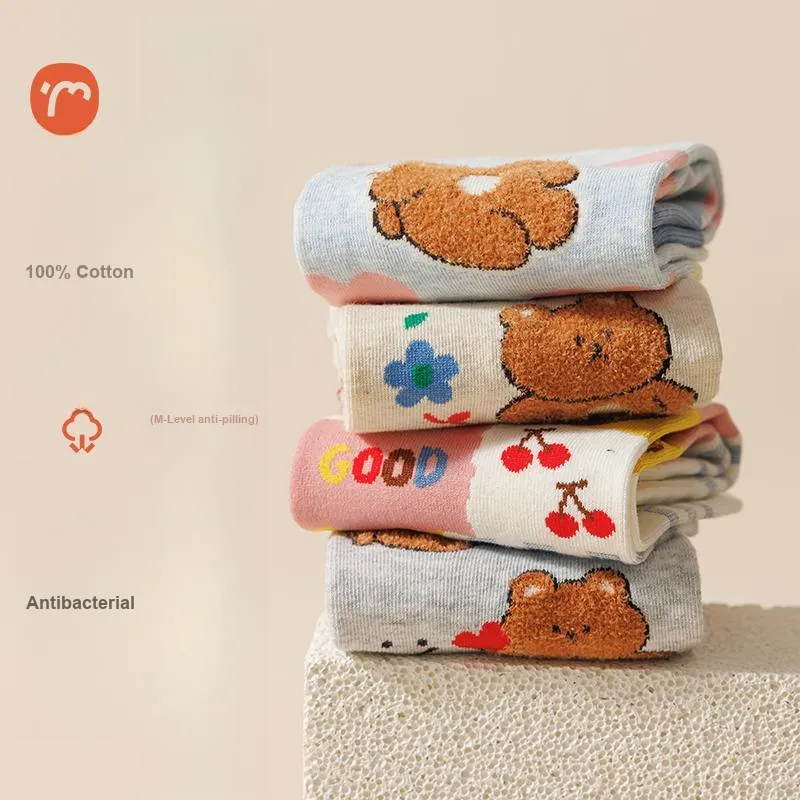 Temooues Mid Calf Socks Women's 5 Pack-3