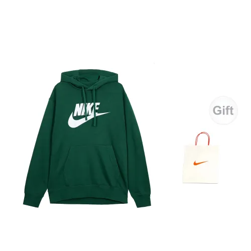 Nike Sweatshirts Men Valley Green Hoodie+Gift Bag