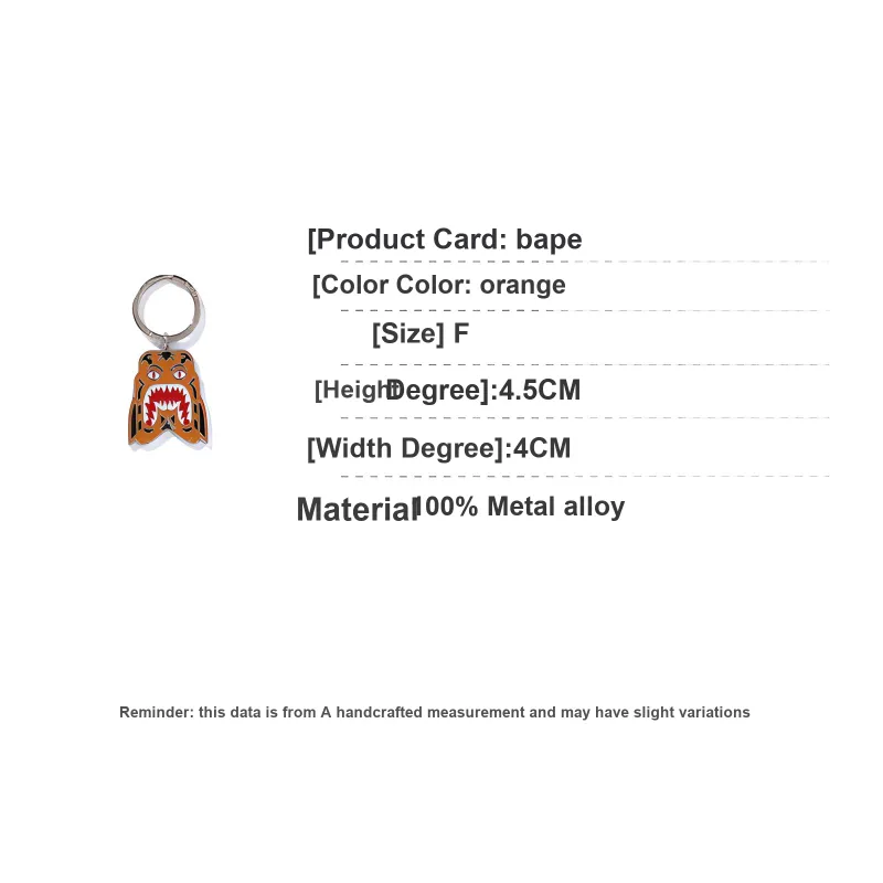 A BATHING APE Tiger Keychain-2