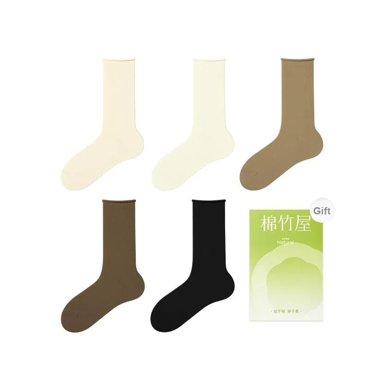 B&C.Room Mid Calf Socks Women's 5 Pack-14