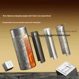Galaxy Silver[inside and Out Pure Titanium, Premium Gift]