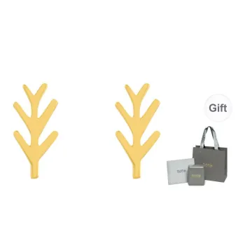 YPYN 10K Gold Stud Earrings Women's Gold