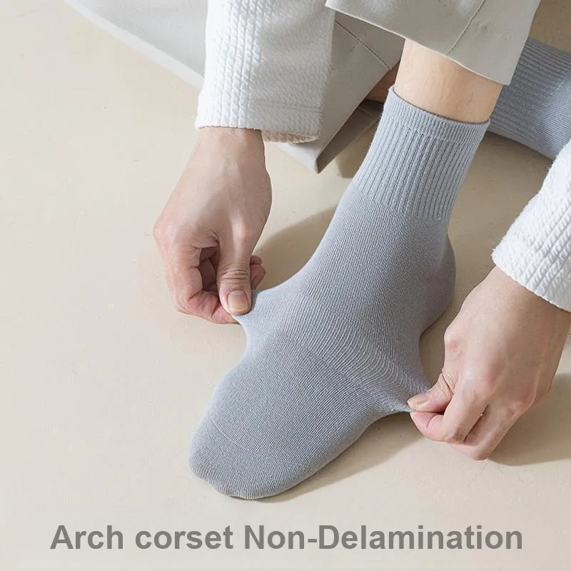 MIIOW Mid Calf Socks Women's 5 Pack-7