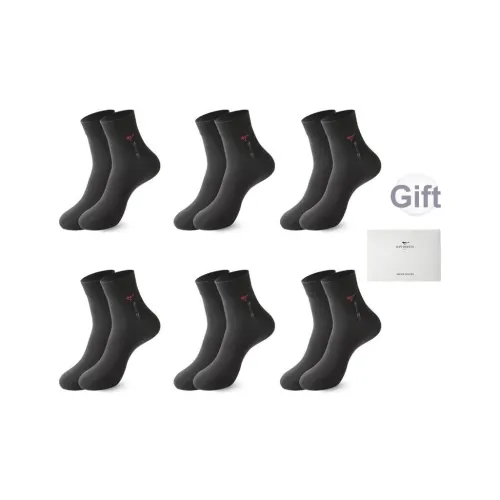 SEPTWOLVES Носки Crew Мужские 6 пар подарочная коробка упаковано