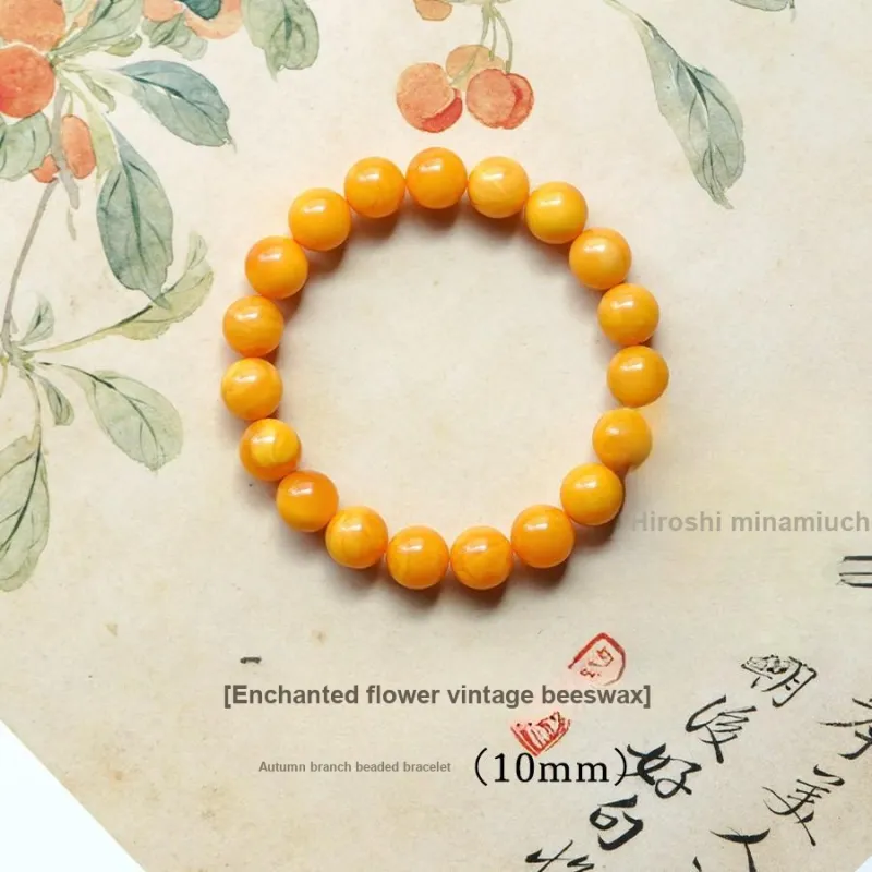 FANGYUANXIAOFU Beeswax Bracelets Women's-19