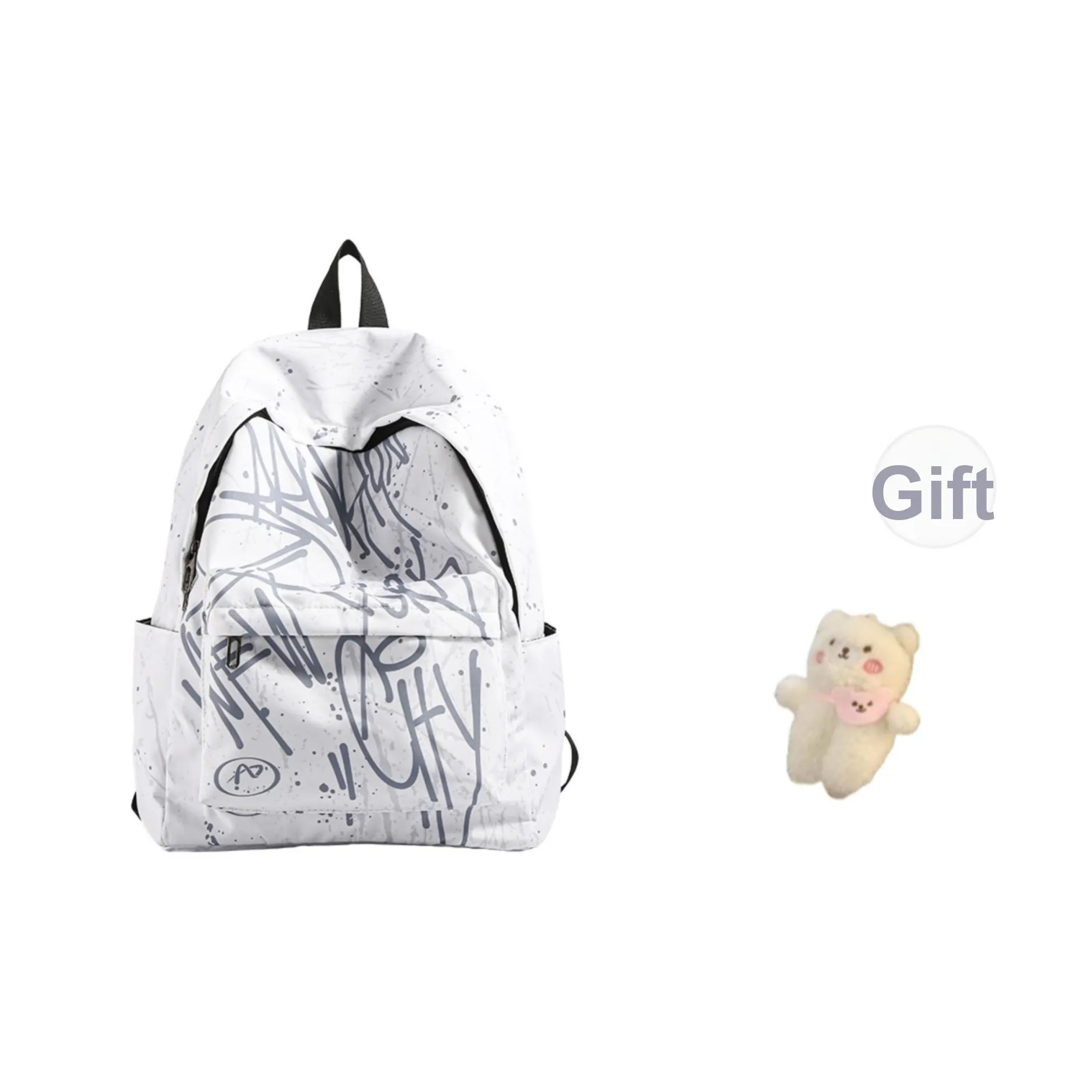 Villelon Водонепроницаемый рюкзак из ткани унисекс розовый серый синий