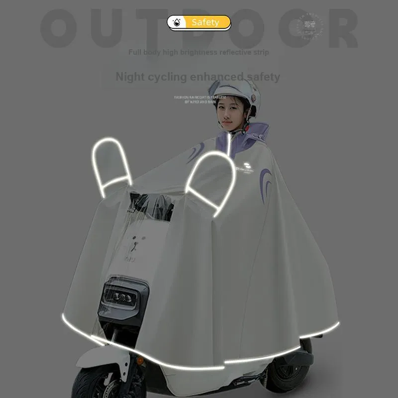 Zheng Yu Poly Pongee Rain Poncho-12