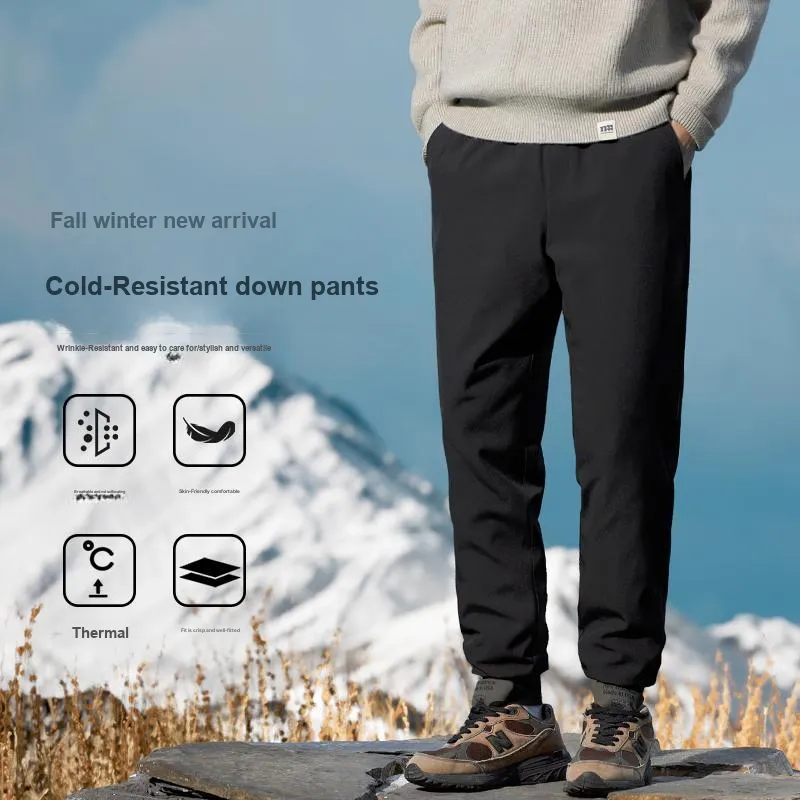 SNOW FLYING Down Pants Unisex Black-2