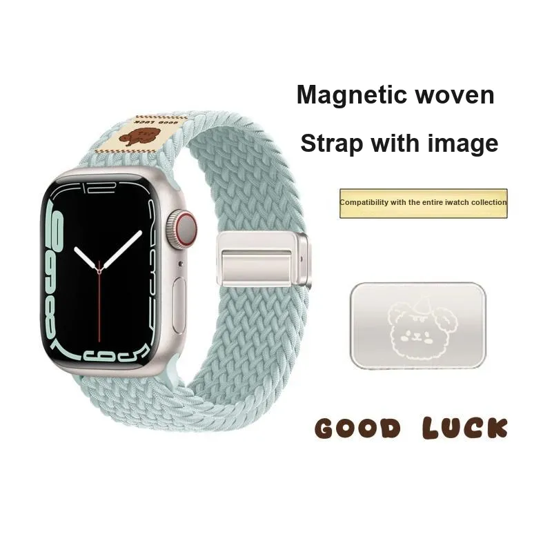 LOVINGCOOL Watch Bands Apple Compatibility 18cm Nylon Material-3