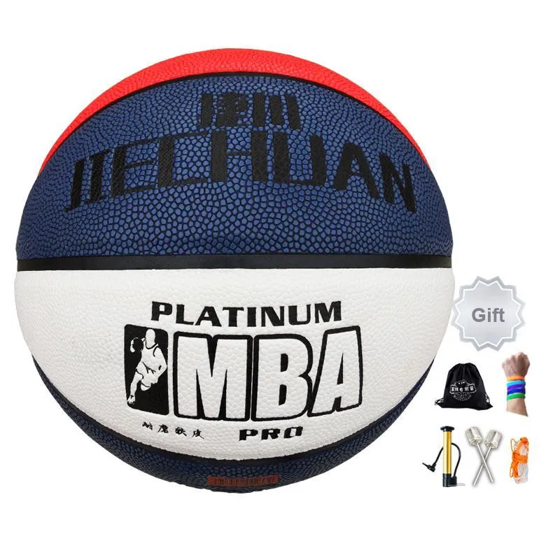 Melway PU Basketball Red White Blue Size 7 Training-9