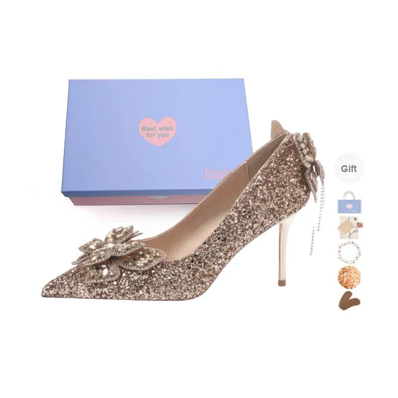 Xingdiman Slim Heel High Heels Women's-6